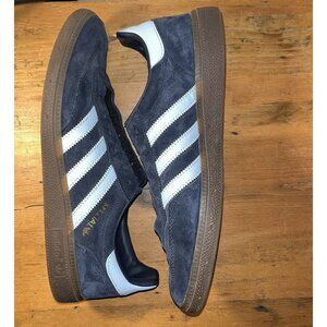 adidas Mens Handball Spezial Sneaker Collegiate Navy Clear Sky Light & Dark Blue